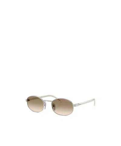 Prada Full Frame Sunglasses In Nude
