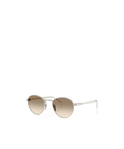 PRADA PRADA EYEWEAR ROUND FRAME SUNGLASSES