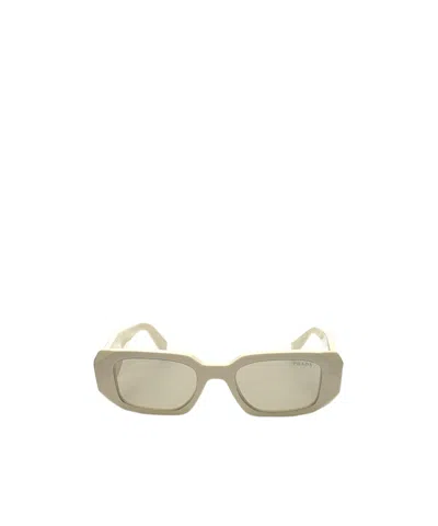 Prada Full Frame Sunglasses In Nude