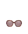 Prada Full-frame Sunglasses In Nude