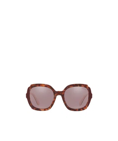 Prada Full-frame Sunglasses In Nude