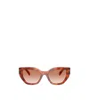 Prada Full Frame Sunglasses In Pink