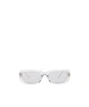 Prada Sunglasses With The Triangle Logo In White