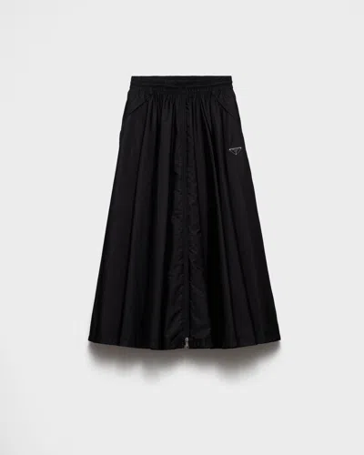 PRADA FULL LIGHT RE-NYLON SKIRT