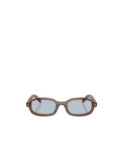 Prada Full-rim Sunglasses In Brown