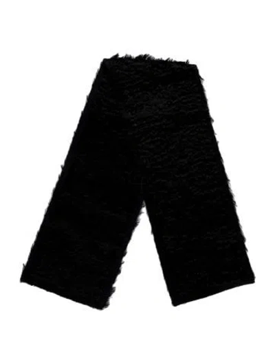 Pre-owned Prada Fur Scarf In Black