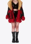 Prada Long-sleeved Coat In Multi