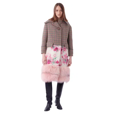 Pre-owned Prada F/w 2017 Fox Fur Coat In Brown