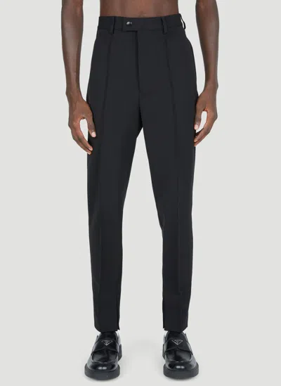 Prada Gabardine Pants In Black