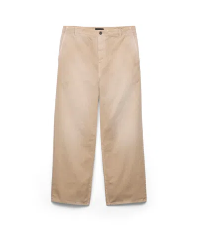 Prada Gabardine Pants In Neutral