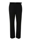 Prada Gabardine Trousers In Black