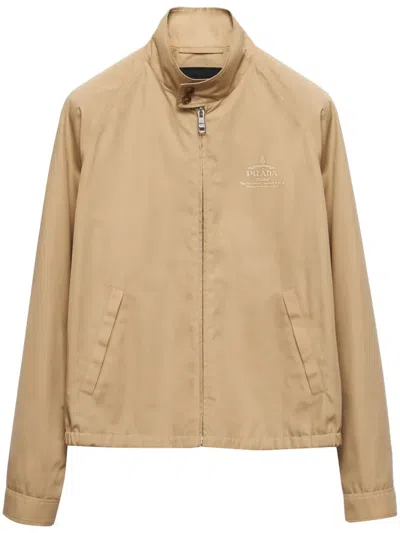 PRADA GABARDINE-WEAVE JACKET