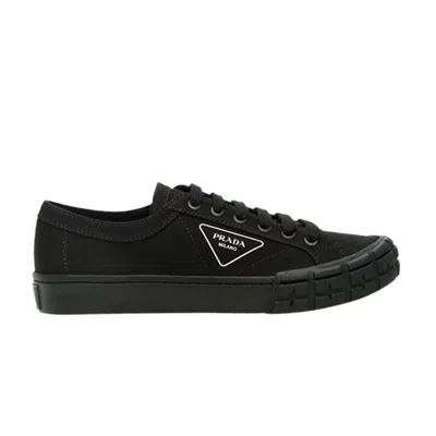 Pre-owned Prada Gabardine Wheel Low 'black'