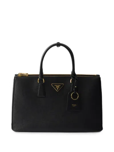 Prada Galleria Large Saffiano Leather Bag In Purple