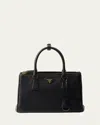 Prada Galleria Medium Leather Top-handle Bag In F03bh Caramel 0