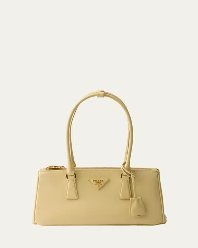 Prada Galleria Medium Saffiano Leather Shoulder Bag In Vanilla