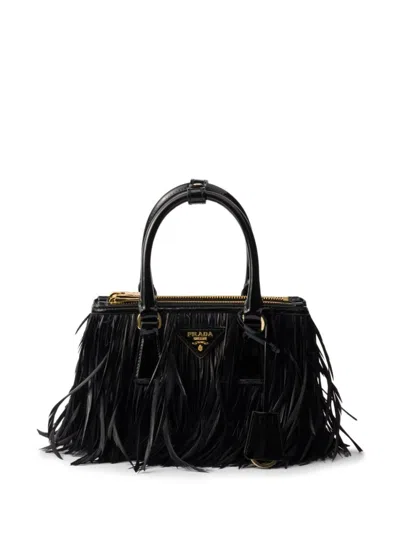 Prada Galleria Mini Bag In Black