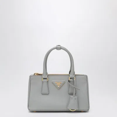 Prada Galleria Mini Bag Light Grey