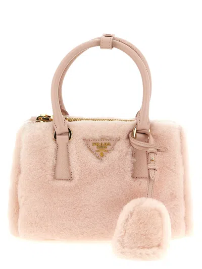 Prada 'galleria' Mini Handbag In Pink