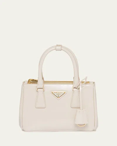 PRADA GALLERIA MINI PATENT TOP-HANDLE BAG