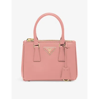 Prada Galleria Saffiano Mini Tote Bag In Pink