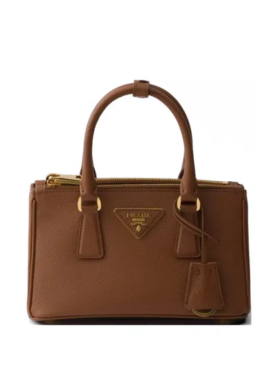 Prada Galleria Mini Saffiano Leather Bag In Pattern