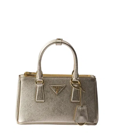 PRADA GALLERIA PATENT SAFFIANO LEATHER MINI-BAG