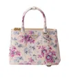 Prada Galleria Printed Saffiano Leather Bag In Begonia Powder