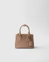 Prada Galleria Saffiano Leather Micro Bag In Powder Pink