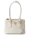 Prada Galleria Saffiano Leather Mini-bag In F0009 White