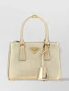 Prada Galleria Saffiano Leather Mini-bag In Neutrals
