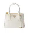 Prada Galleria Saffiano Leather Mini Bag In White