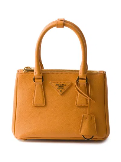 Prada Galleria Saffiano Mini Bag In Black