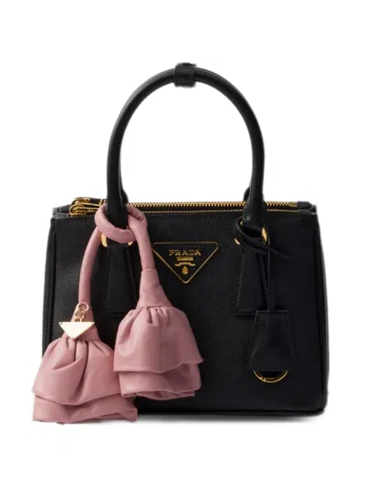 Prada Galleria Mini Bag In Black