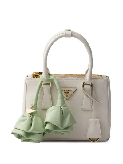 Prada Galleria Saffiano Mini Bag In Blue