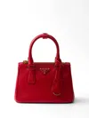 Prada Galleria Saffiano Tote Bag In Red