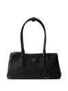Prada Womens Black Galleria Medium Leather Top-handle Bag