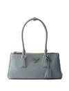 Prada Medium Leather Galleria Top-handle Bag In Blue