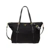 Prada Gallery Pocono Tote Bag In Black