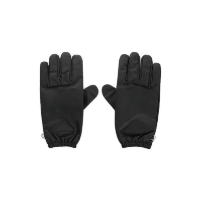 Prada Re-nylon Gloves In Black