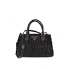 Prada Gaufre Nylon Handbag With Textured Design