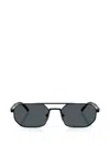 Prada Geometic-frame Sunglasses In Black