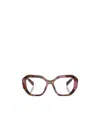 Prada Irregular-frame Glasses In White
