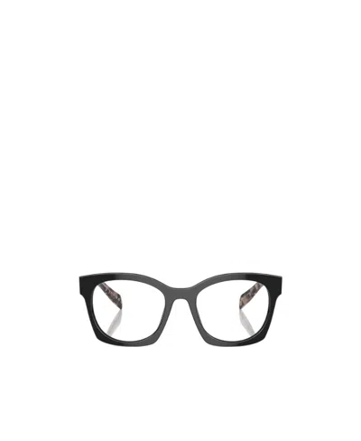 Prada Geometric Frame Flat Mirror In White