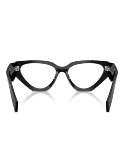 Prada Geometric-frame Glasses In Black