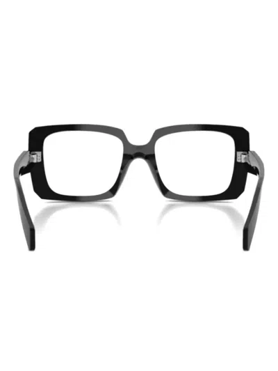Prada Geometric-frame Glasses In Black