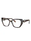 Prada Pr 18wv 2au1o1 54mm Womens Fashion Eyeglasses 54mm In Brown