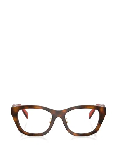 Prada Geometric Frame Glasses In Pattern