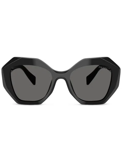 PRADA GEOMETRIC-FRAME SUNGLASSES