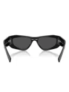 Prada Geometric-frame Sunglasses In Black